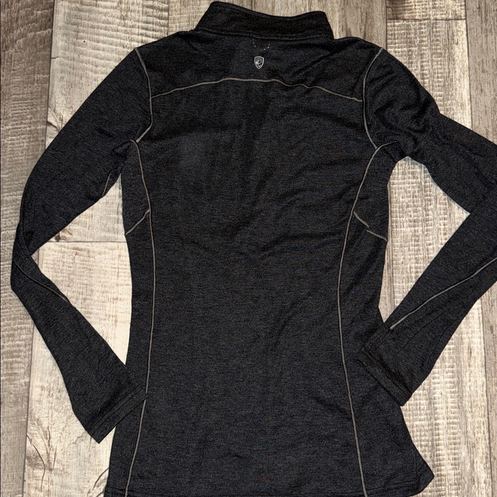 KUHL Women's Charcoal Long Sleeve Top- size S